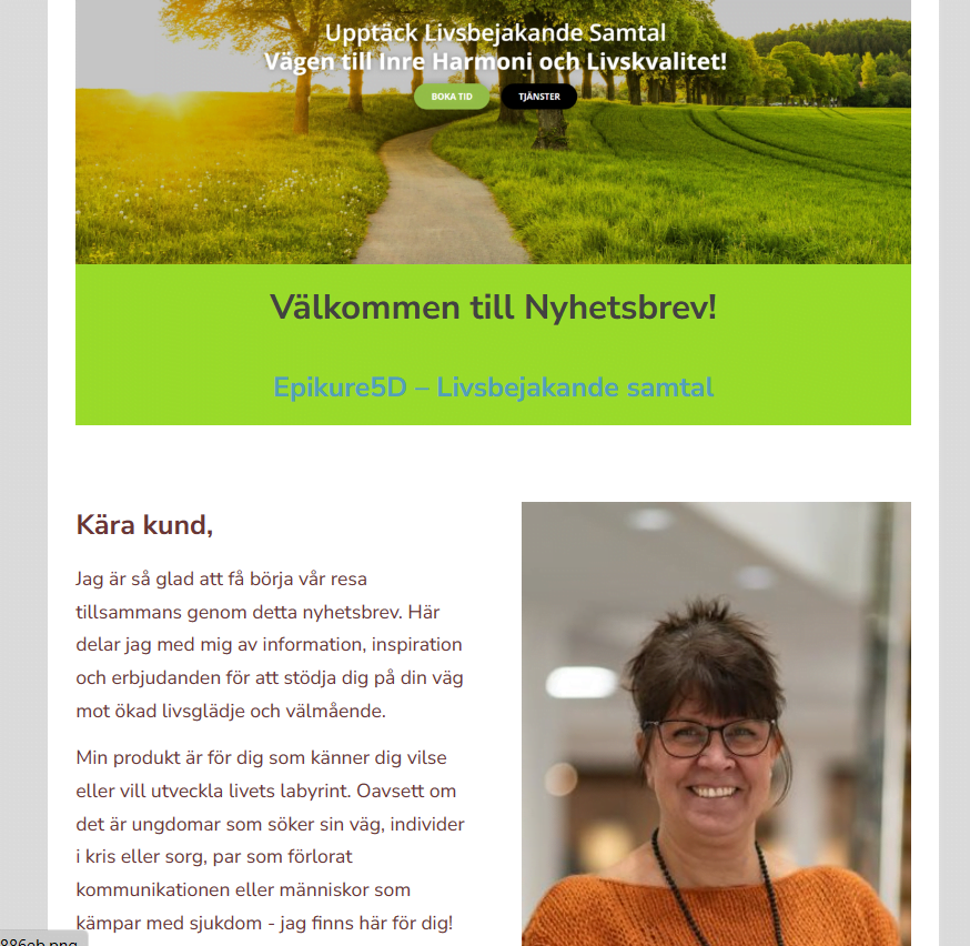 Nyhetsbrev för april Epikure5D